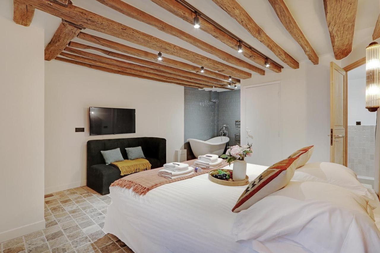 Cmg Amazing Duplex 3Br 6P Le Marais Lägenhet Paris Exteriör bild